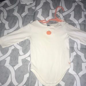 Janie jack pumpkin onesie